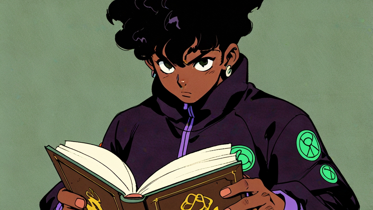 Leonardo_Anime_XL_A_closeup_of_a_spell_book_held_by_a_young_Bl_3