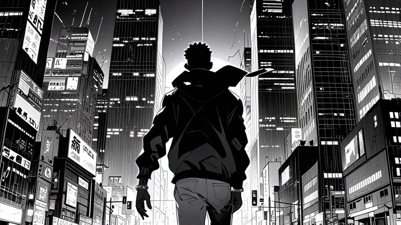 Leonardo_Anime_XL_Picture_a_Black_African_protagonist_in_urban_3